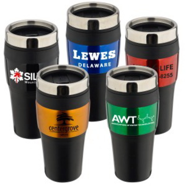 16 Oz. Color Roadster Travel Tumbler