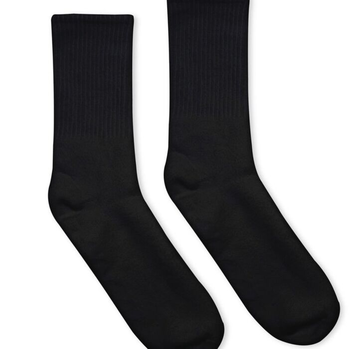 USA-Made Solid Crew Socks Thumbnail