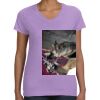 Women's Fine Jersey V-Neck T-Shirt Thumbnail